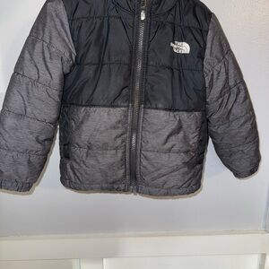 The North Face Kids Puffer Jacket - Charcoal and Slate